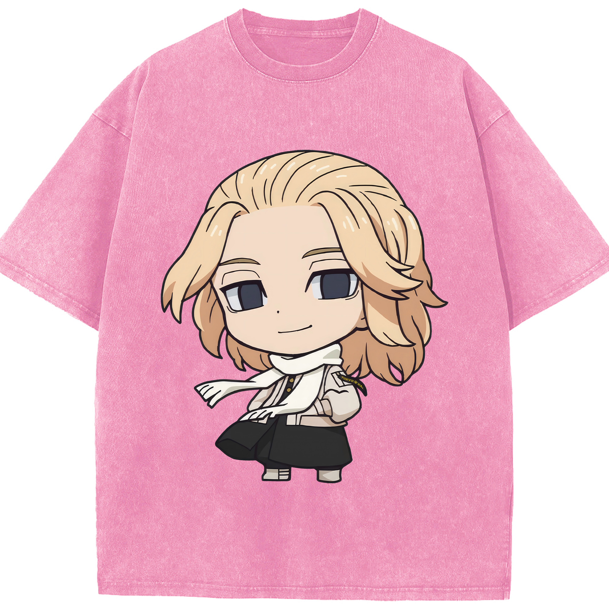 （画像用） 東京リベンジャーズ Tokyo Revengers 綿100% ヴィンテージ風 半袖Tシャツ（フロントプリント）